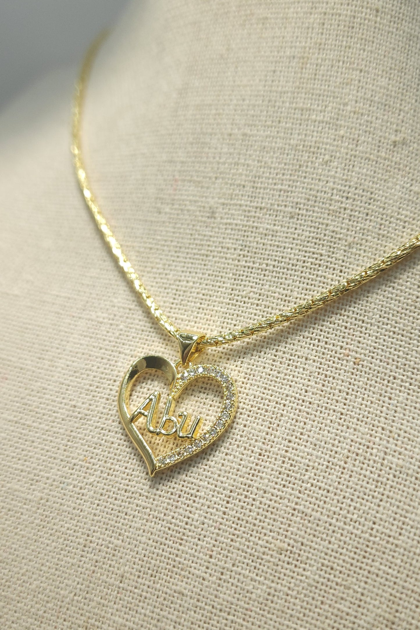 Grandma heart charm