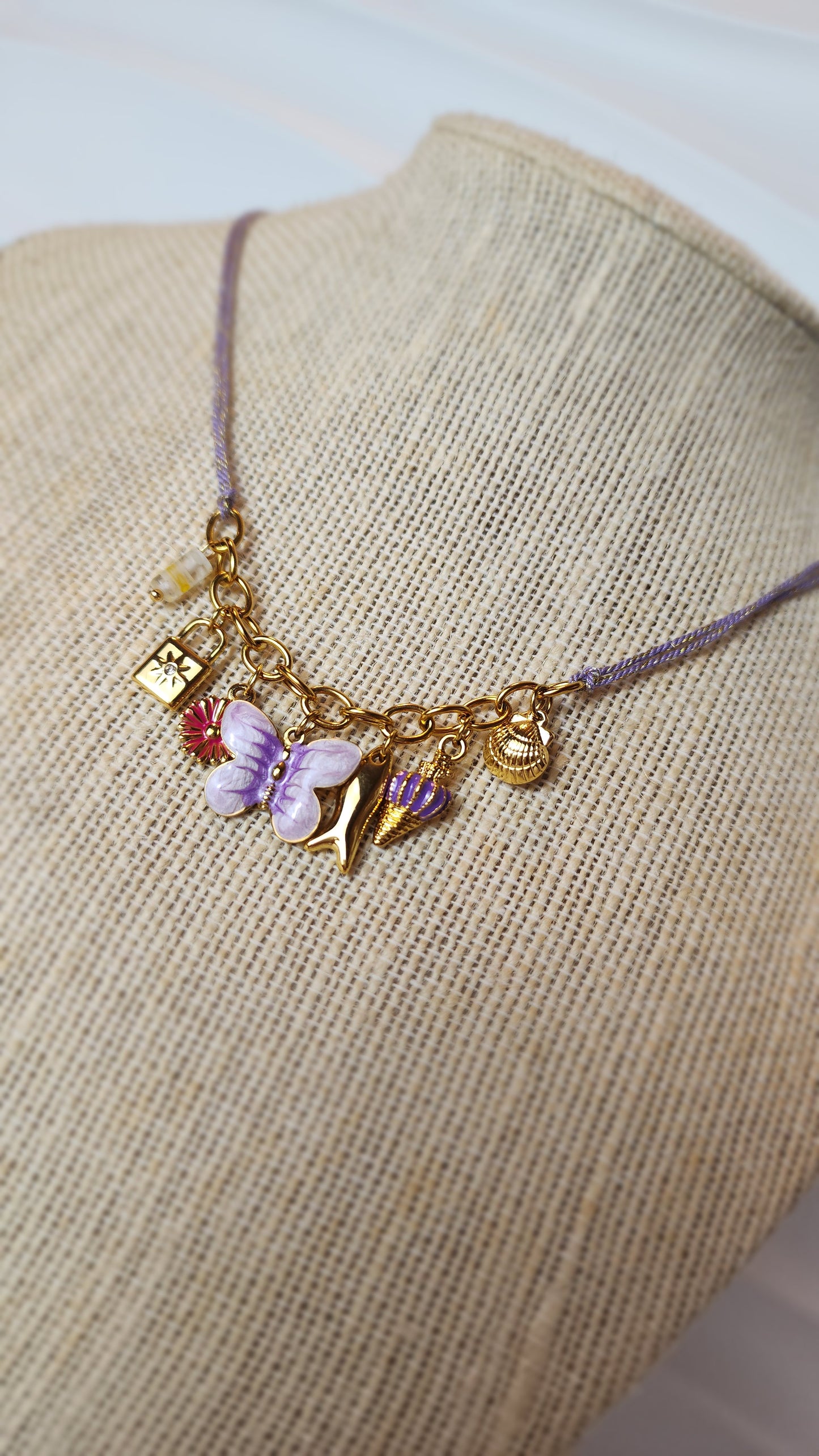 Lila Stainless steel Necklace