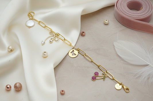 4 Charms Bracelet