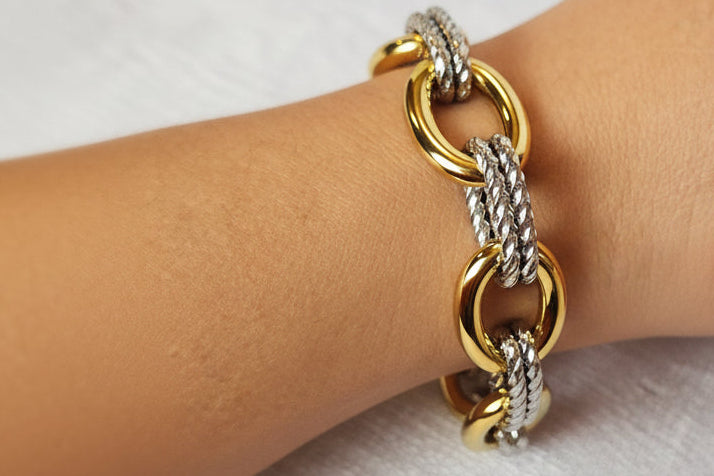 Bracelet Stainless steel 2 tone