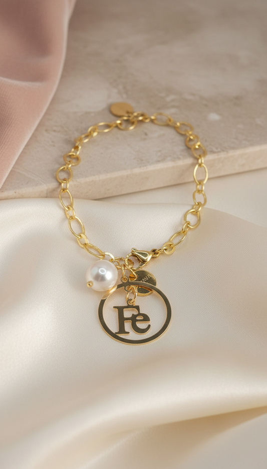 Faith charm bracelet