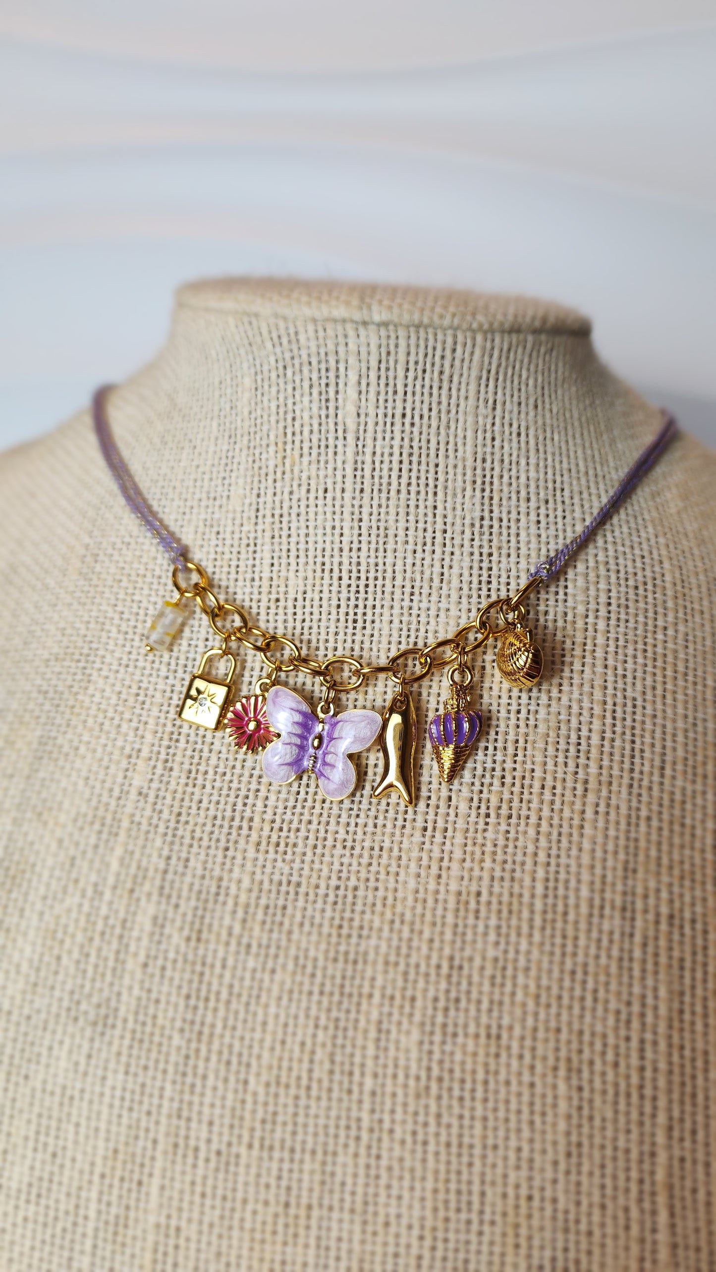 Lila Stainless steel Necklace